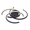 Plafon Spider 51 cm czarny LED CCT