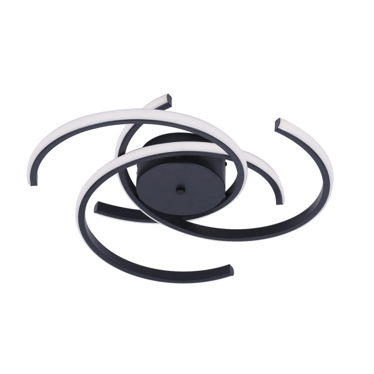 Plafon Spider 51 cm czarny LED CCT - 12741
