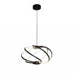 Lampa wisząca Kandor czarna LED CCT