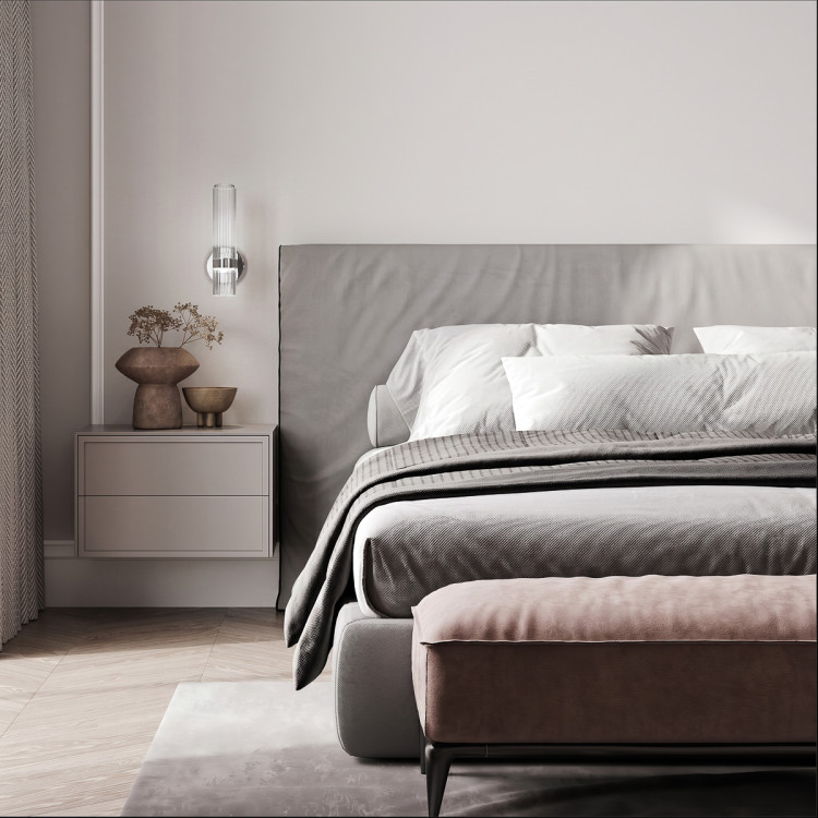 Chromowany kinkiet Ambiente LED do salonu - 12774