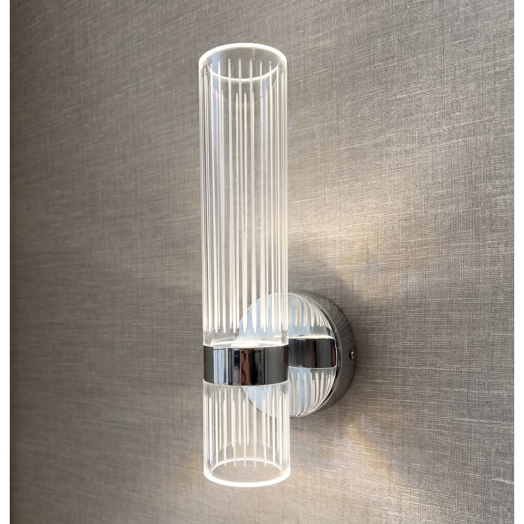 Minimalistyczny kinkiet Ambiente chrom - 12778