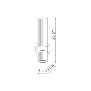Kinkiet Ambiente chrom LED CCT wymiary