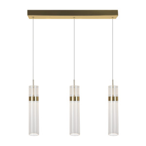 Lampa wisząca Ambiente 3 złota LED CCT