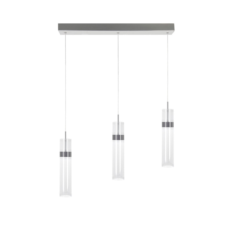 Chromowa lampa Ambiente do jadalni - 12820
