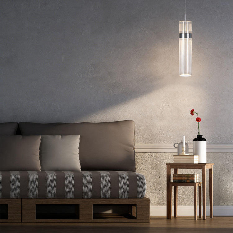 Designerska lampa wisząca Ambiente chrom - 12826