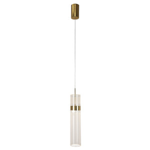 Lampa wisząca Ambiente złota LED CCT