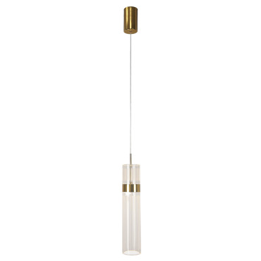 Lampa wisząca Ambiente złota LED CCT