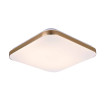 Plafon kwadratowy Babilon 33 cm złoty LED 4000K