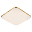 Plafon kwadratowy Babilon 38 cm złoty LED 4000K