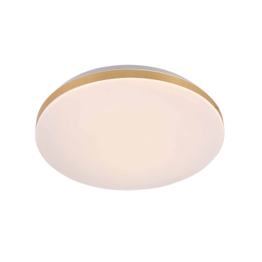 Plafon okrągły Babilon 33 cm złoty LED 4000K