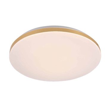 Plafon okrągły Babilon 38 cm złoty LED 4000K