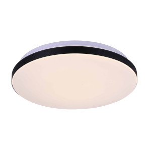 Plafon okrągły Babilon 38 cm czarny LED 4000K