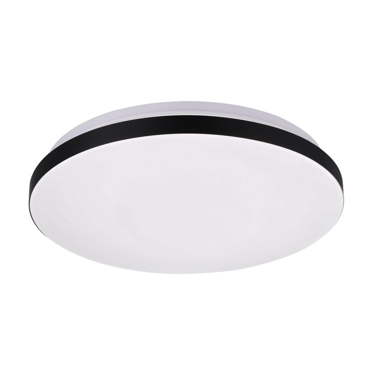 Plafon Babilon 38 cm czarny do salonu - 12900