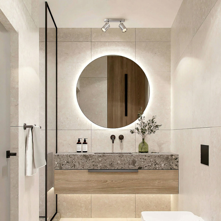 Reflektor sufitowy Belize 2xGU10 chrom - 12918