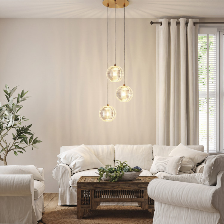 Lampa wisząca Brillant 3 do salonu - 12959