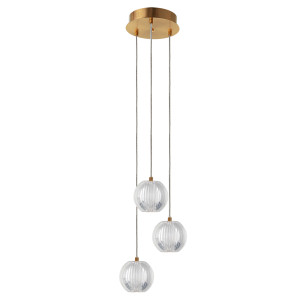Elegancka lampa Brillant 3 złota