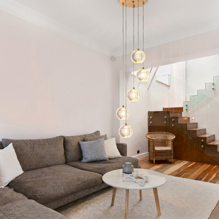 Lampa wisząca Brillant 5 do salonu - 12967