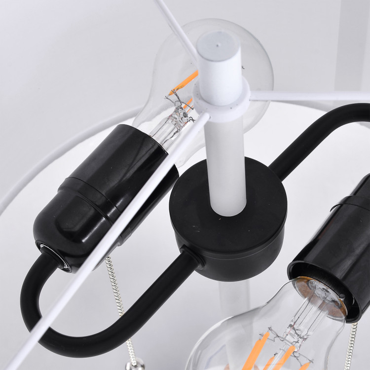 Biała lampa Fogo do salonu - 12984