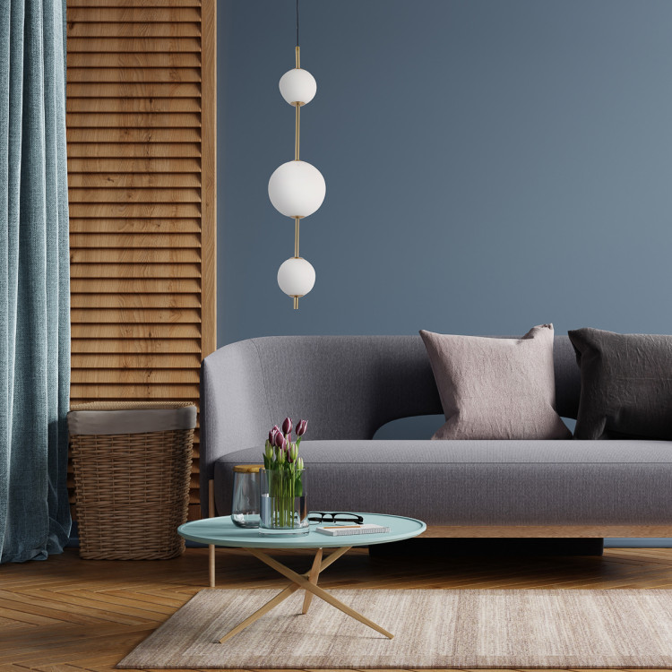 Designerska lampa pionowa Dorado złota - 13023
