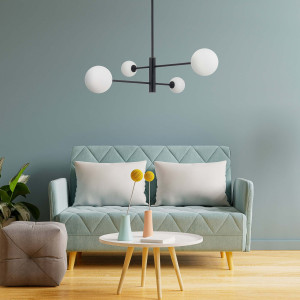 Nowoczesna lampa wisząca Dorado czarna