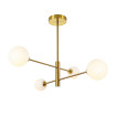 Lampa wisząca Dorado złota 4xG9
