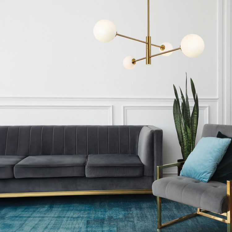 Designerska lampa Dorado złota - 13046