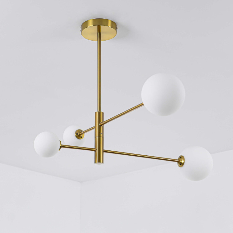 Złota lampa nad stół Dorado - 13048