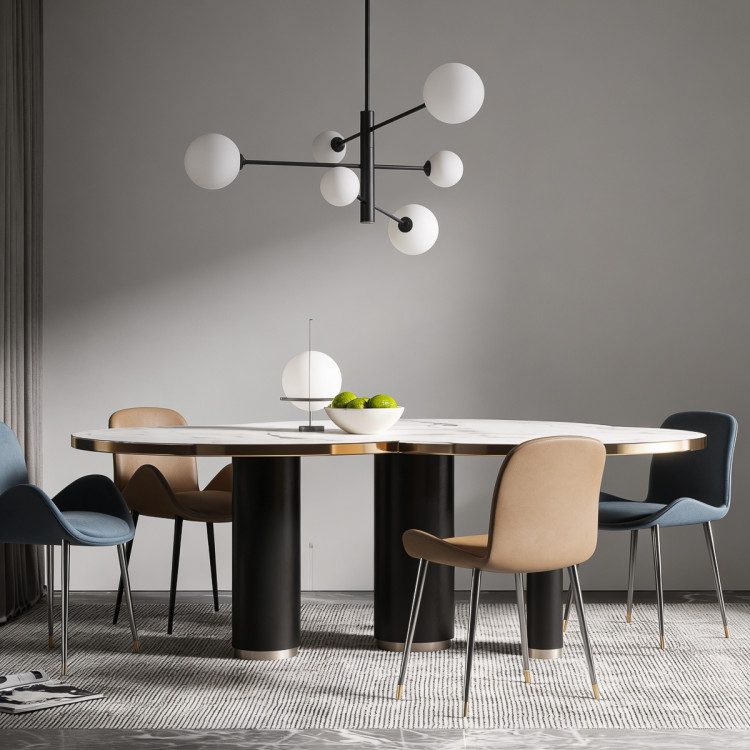 Lampa wisząca Dorado czarna 6xG9 - 13053
