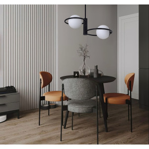 Czarny plafon Dorado Ring Light Prestige