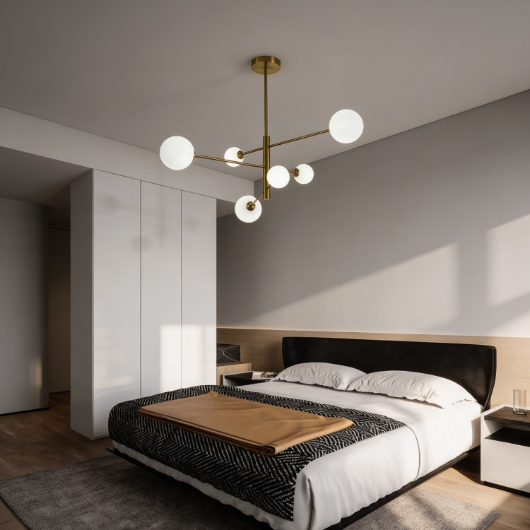 Lampa wisząca Dorado złota 6xG9 - 13096