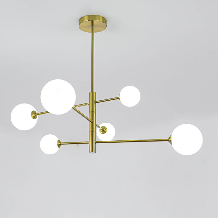 Lampa wisząca Dorado złota 6xG9 - 13100