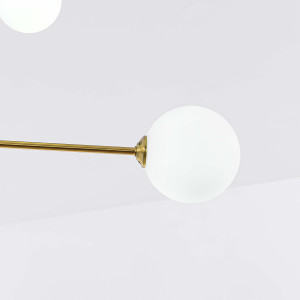 Lampa wisząca Dorado złota 6xG9
