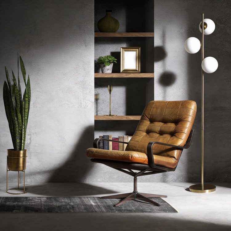 Designerska lampa podłogowa glamour - 13111