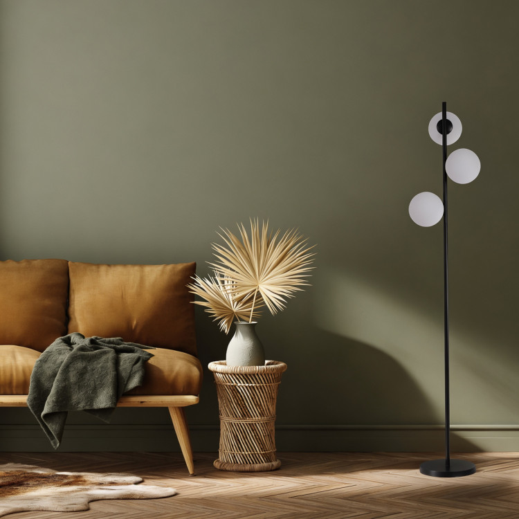Nowoczesna lampa stojąca Dorado czarna - 13119