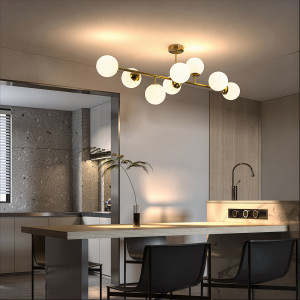 Elegancka lampa wisząca Dorado złota
