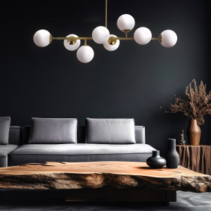 Designerska lampa Dorado 8xE14