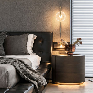 Transparentny kinkiet Plato LED