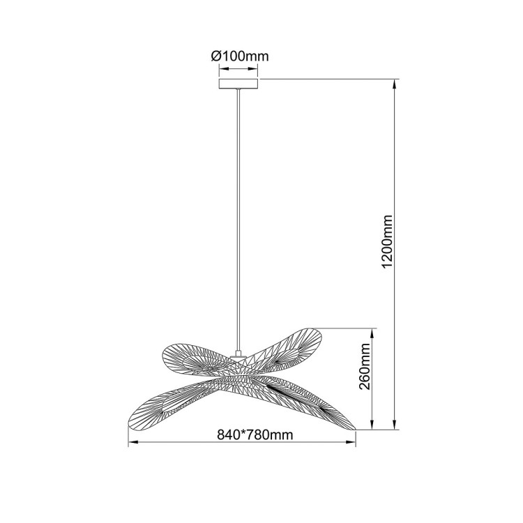Light Prestige Raya naturalna 1xE27 - 13219