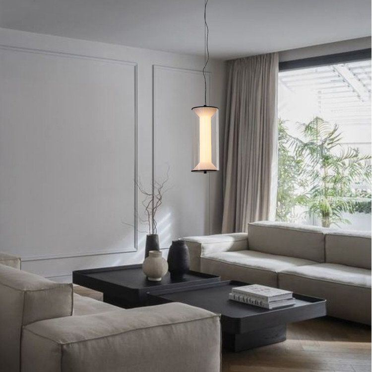 Transparentna lampa wisząca Aeris do salonu - 13302