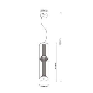 Lampa Aeris 2 do nowoczesnego wnętrza