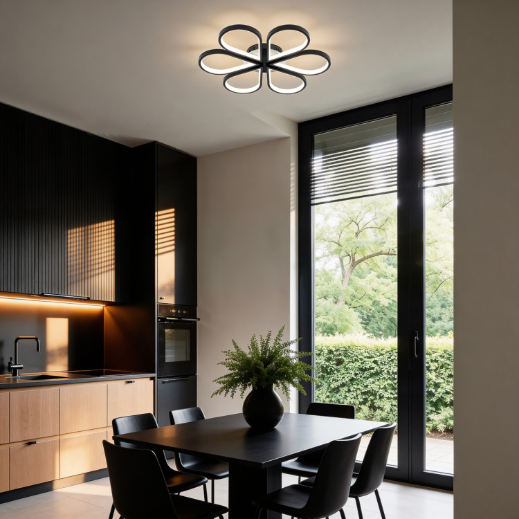 Czarna lampa sufitowa Velva LED marki Light Prestige - 13374