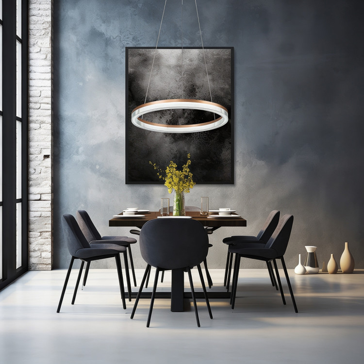 Lampa wisząca Midway Cristal Triangle złoto - transparentna LED CCT - 13449
