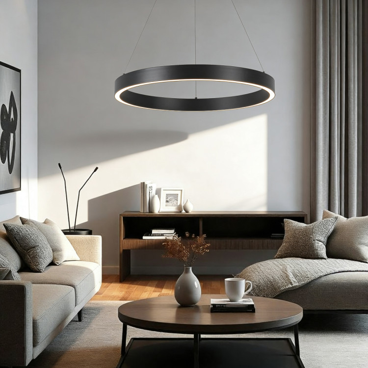 Lampa wisząca Midway Triangle czarna LED 3000K - 13462