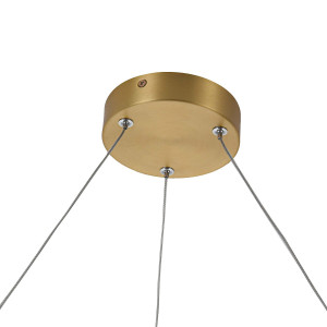 Lampa wisząca Midway Triangle złota LED 3000K