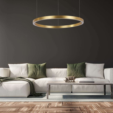 Lampa wisząca Midway złota LED 3000K