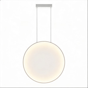 Lampa wisząca Mirror S biała IP44 LED CCT