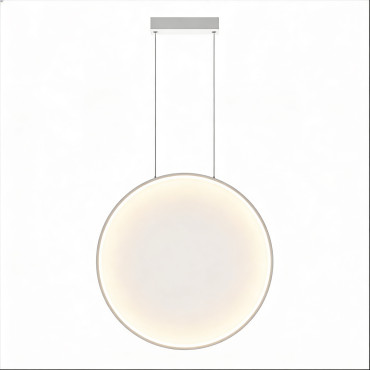 Lampa wisząca Mirror S biała IP44 LED CCT