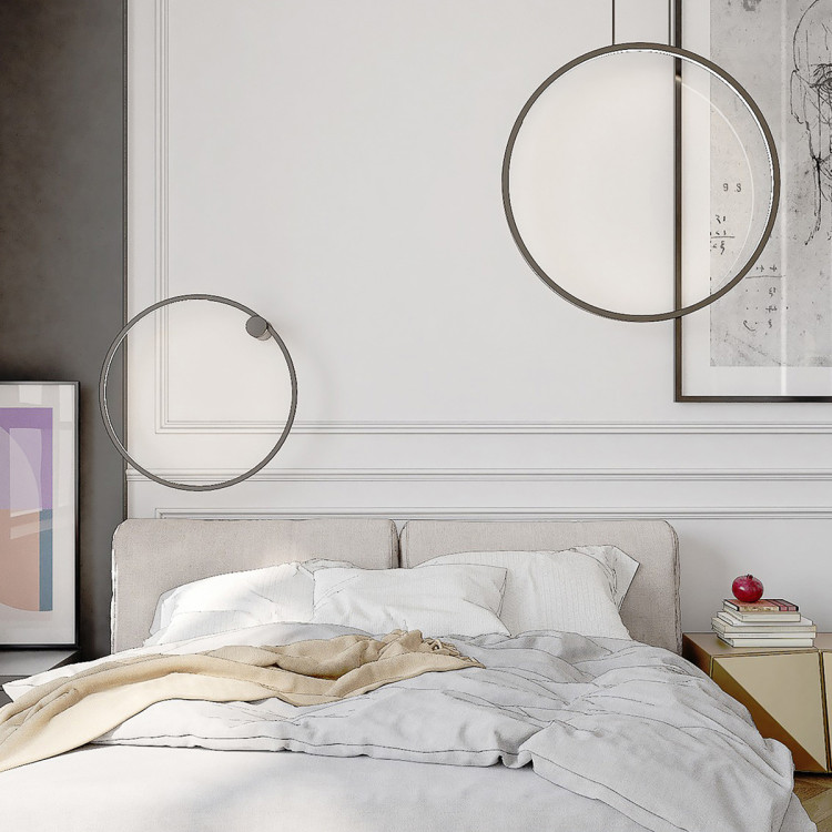 Lampa wisząca Mirror S czarna IP44 LED CCT - 13560