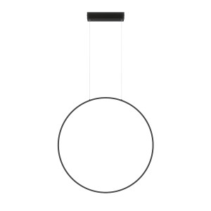 Lampa wisząca Mirror S czarna IP44 LED CCT
