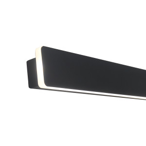Kinkiet Bodo 60 cm czarny IP54 LED CCT